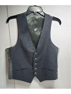 Men's Unbranded Gray Vest 38R
